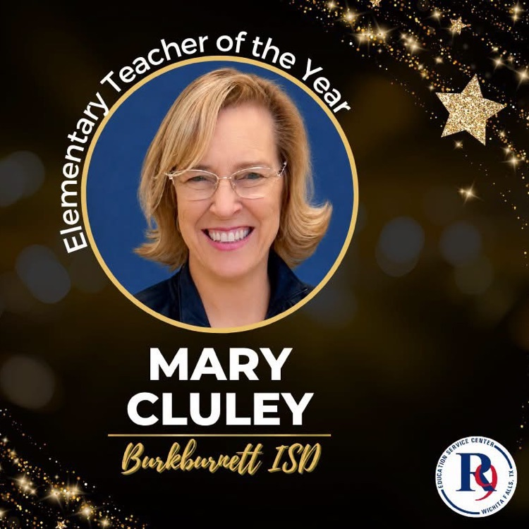 Mrs Cluley is Region 9 Teacher of the Year.