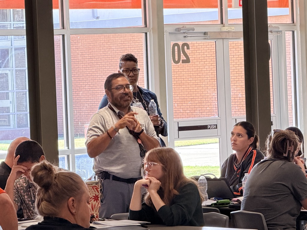BISD coaches at training.