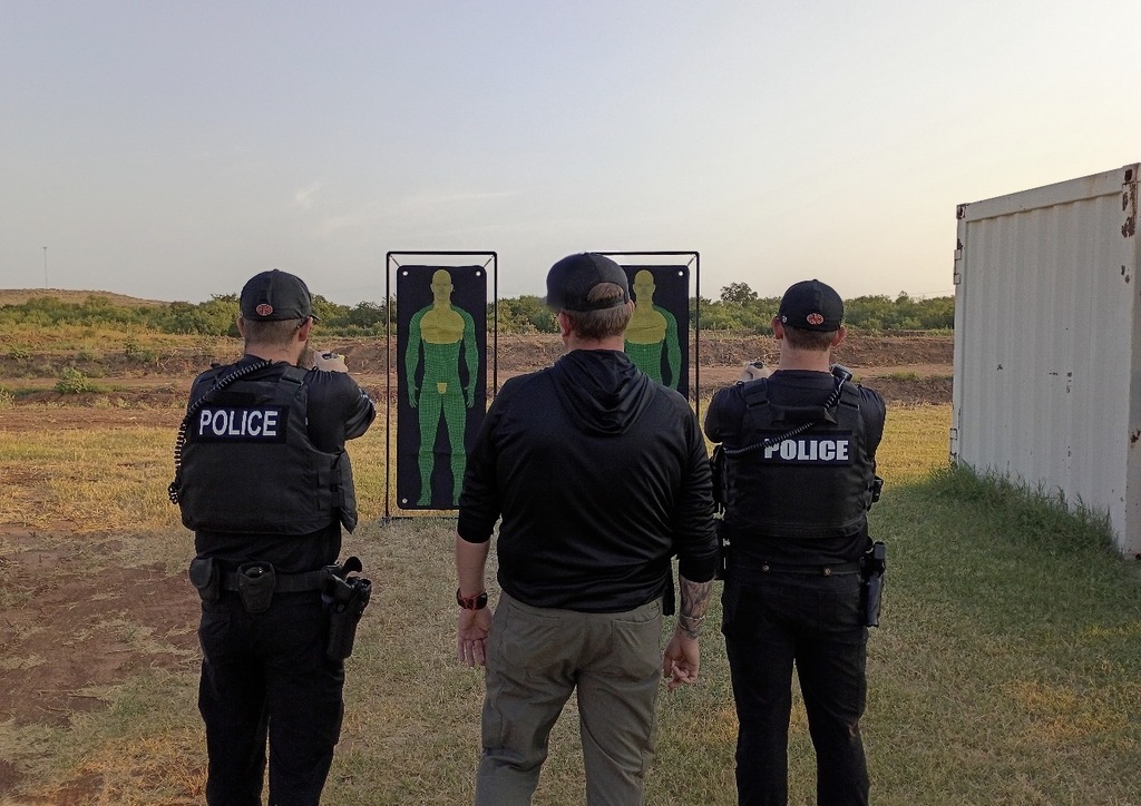 BISD police officers in training.