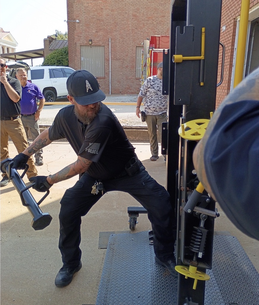 BISD police officers in training.