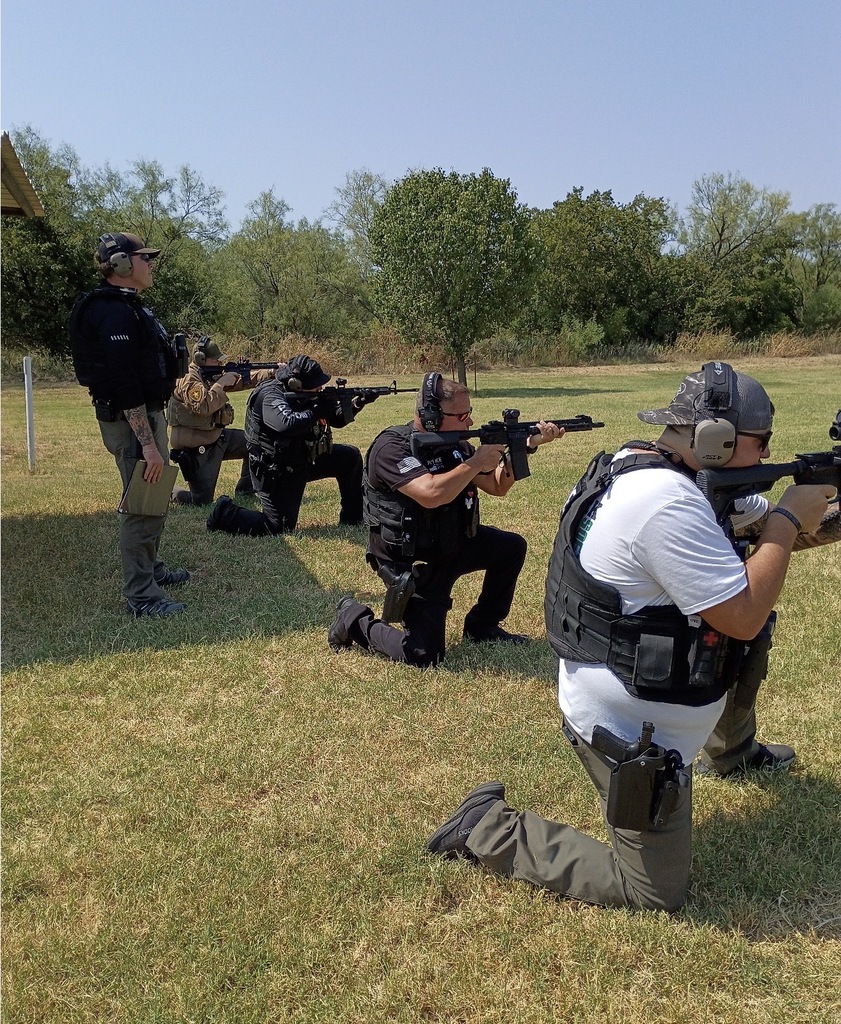 BISD police officers in training.