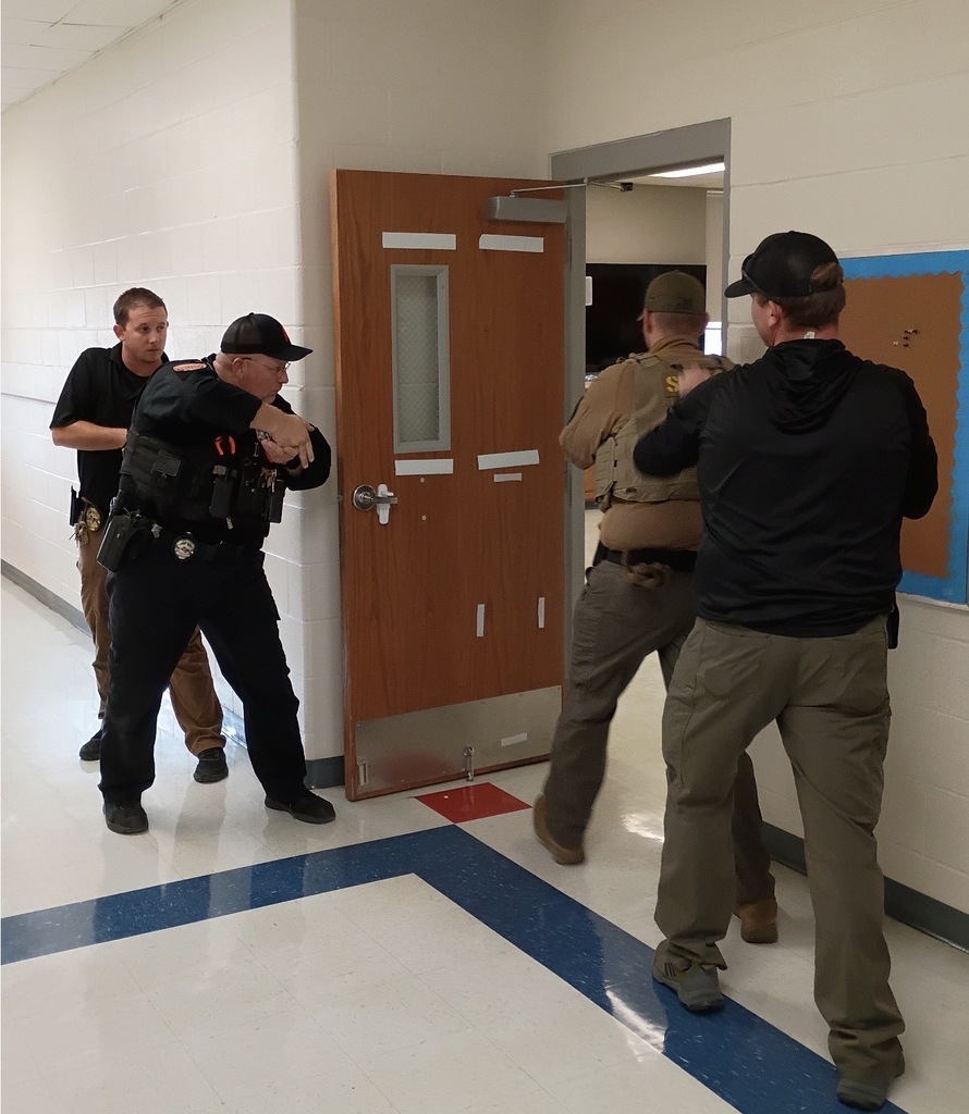 BISD police officers in training.