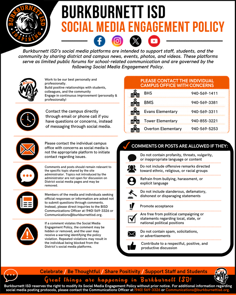 Public social media guidelines.