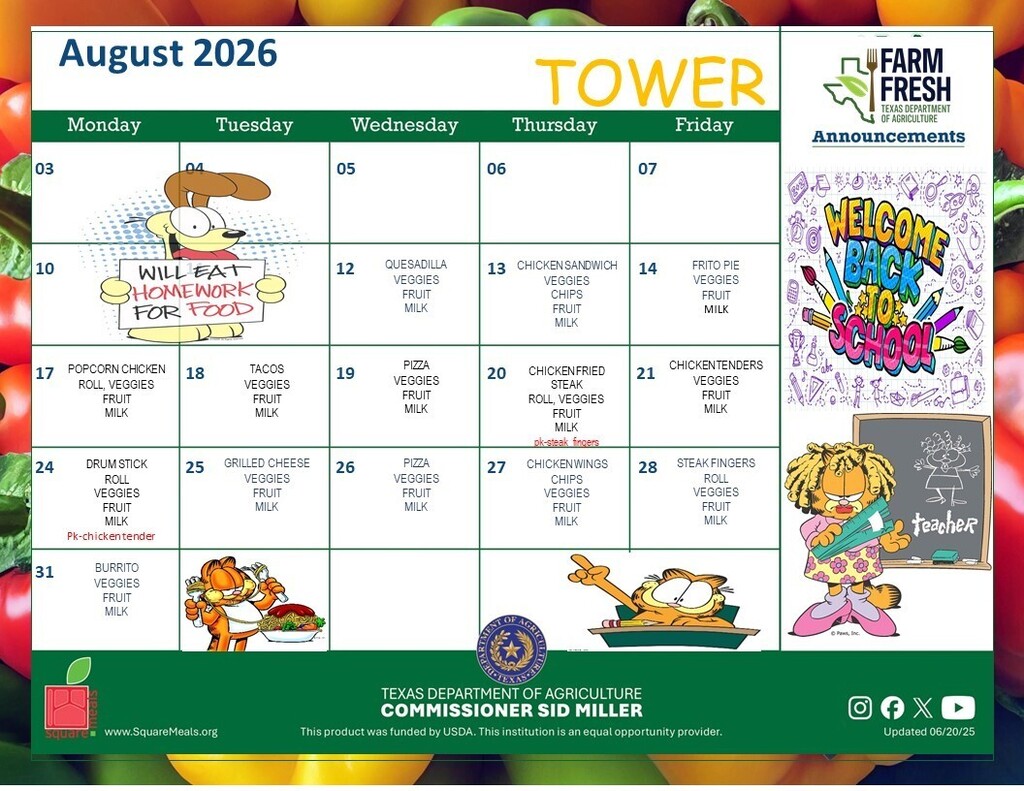 Lunch August 2026