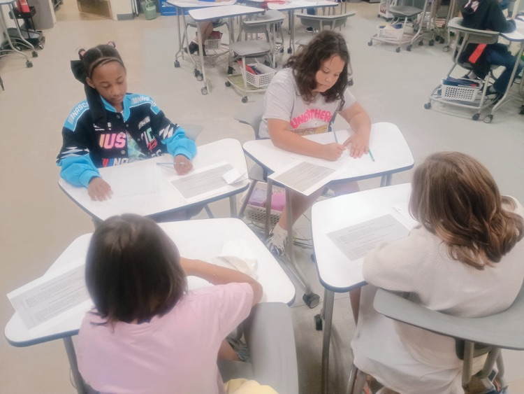 Ms. Wadlow’s class writing letters to their future self.