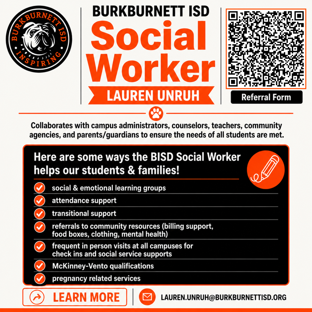 Social worker, Laura Unruh assists families with resources needed for success.