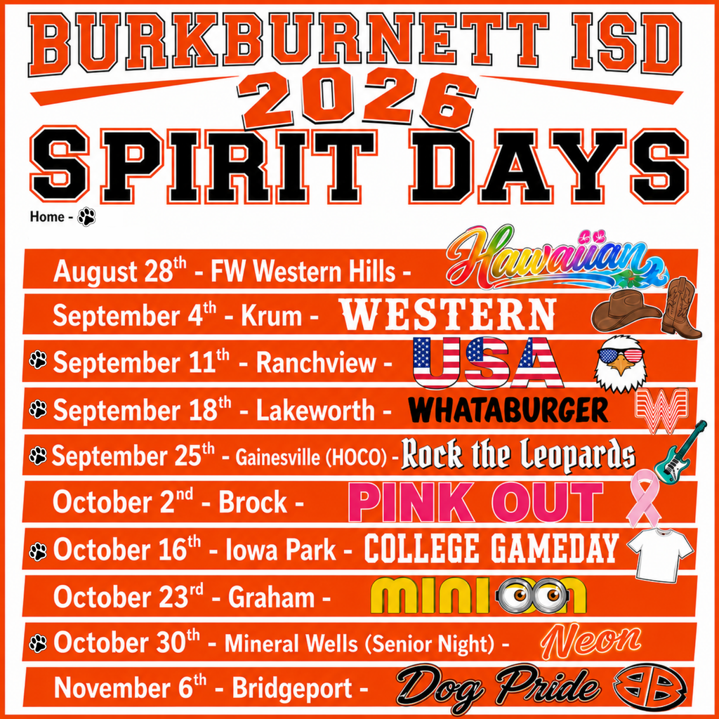 BISD Spirit Days