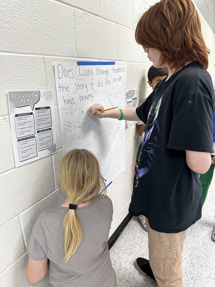 student gallery walk