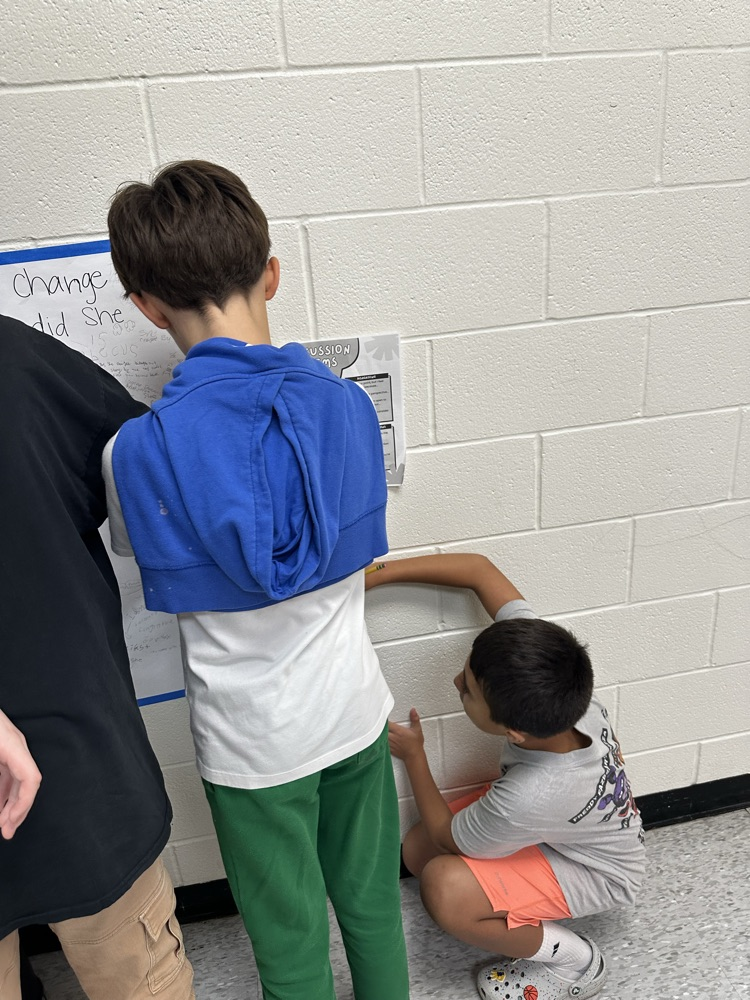 student gallery walk