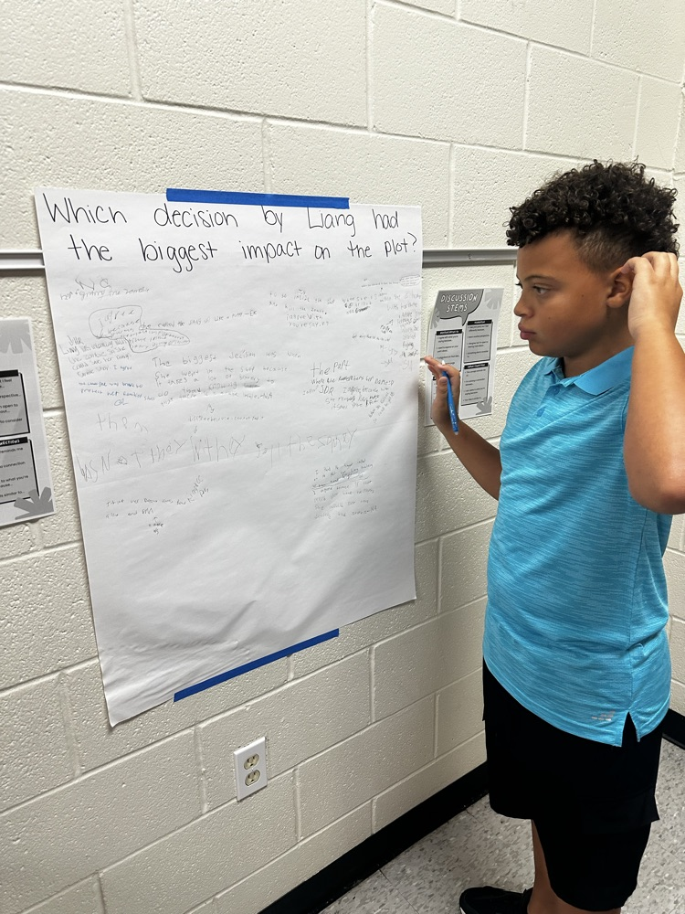student gallery walk