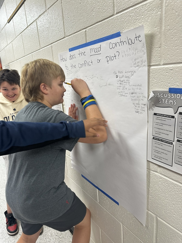 student gallery walk