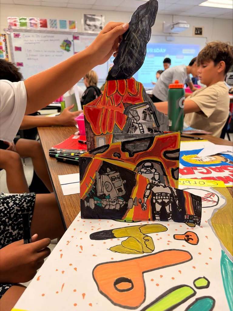 BMS Bulldogs use hands on learning strategies.