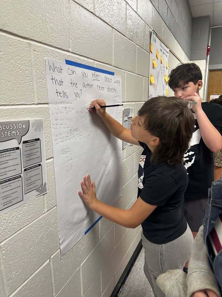 BMS Bulldogs use hands on learning strategies.
