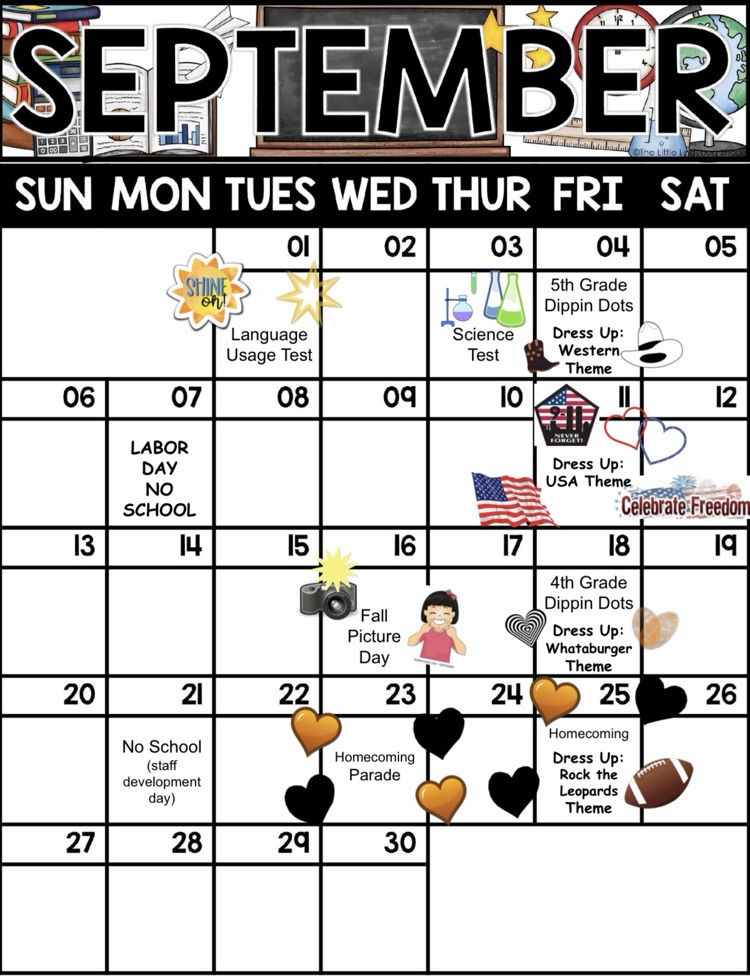 Overton Ray September calendar 