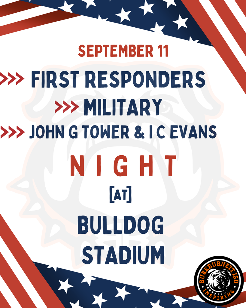 First Responders night is Sept 11