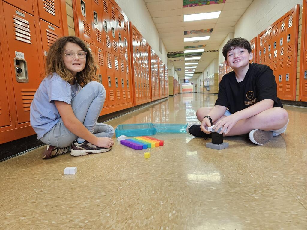 Students in hallway