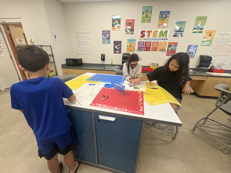 The 4th grade students in PLTW are creating a model of the brain as we learn about our central nervous system.