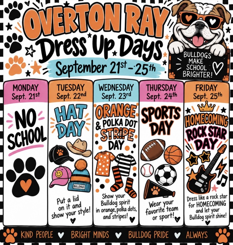 Homecoming Week Dress-Up Days!