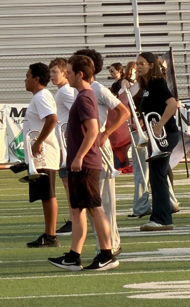 BHS band rehearses 