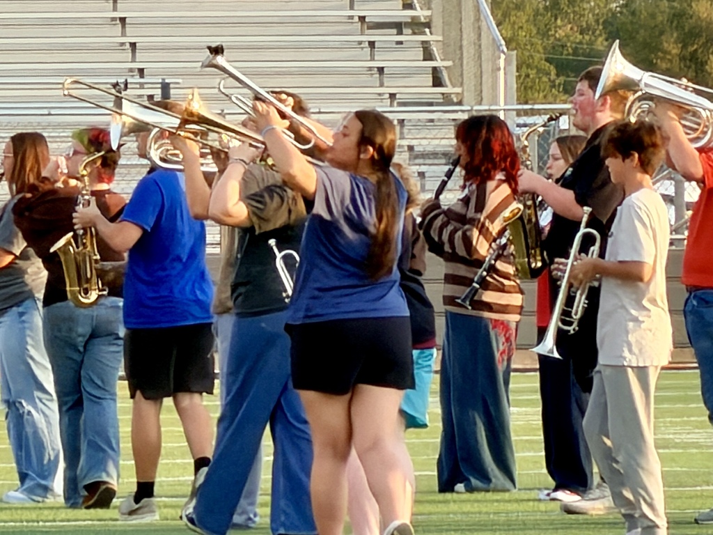 BHS band rehearses 
