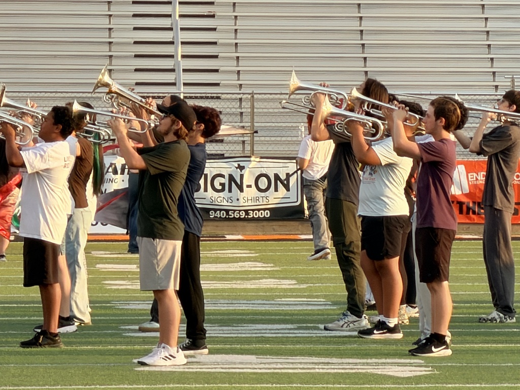 BHS band rehearses 