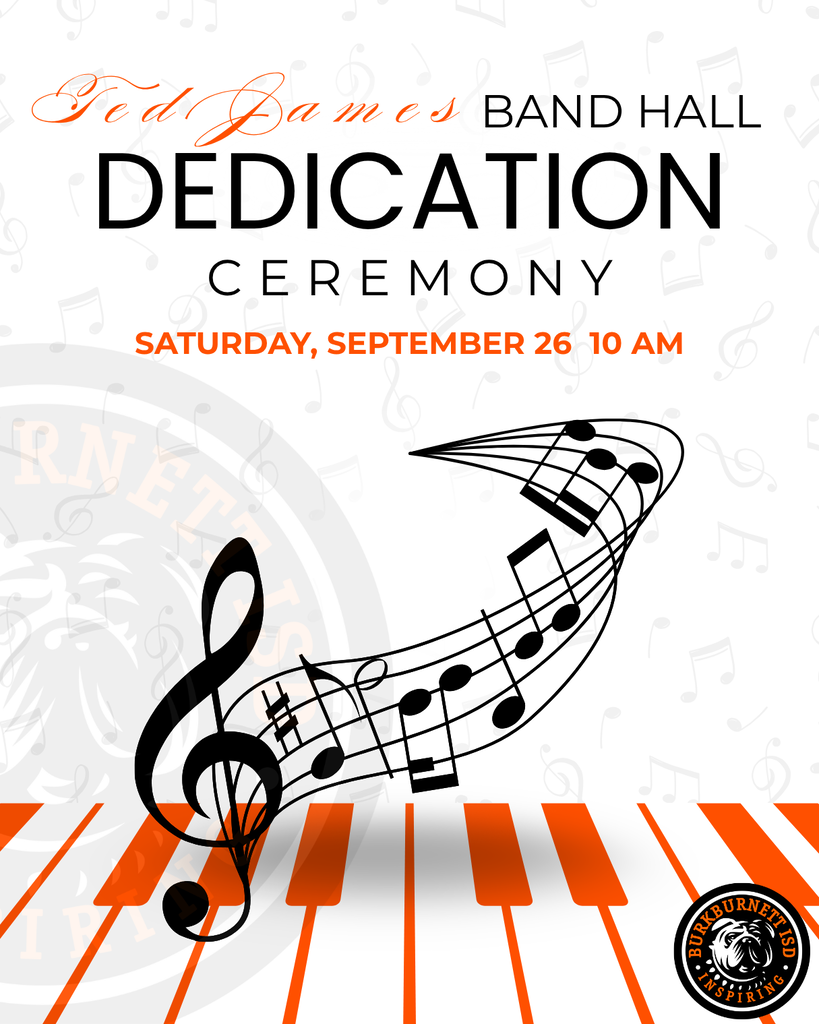 BMS Band hall dedication is Saturday september 26 at 10 am