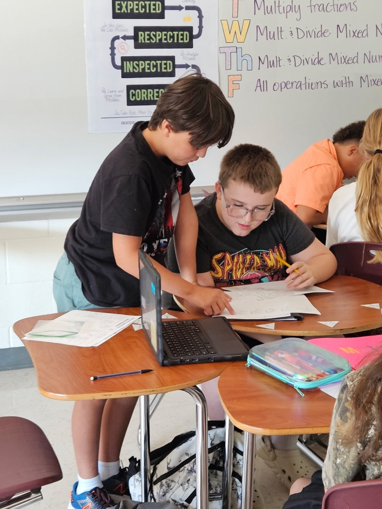 students in groups
