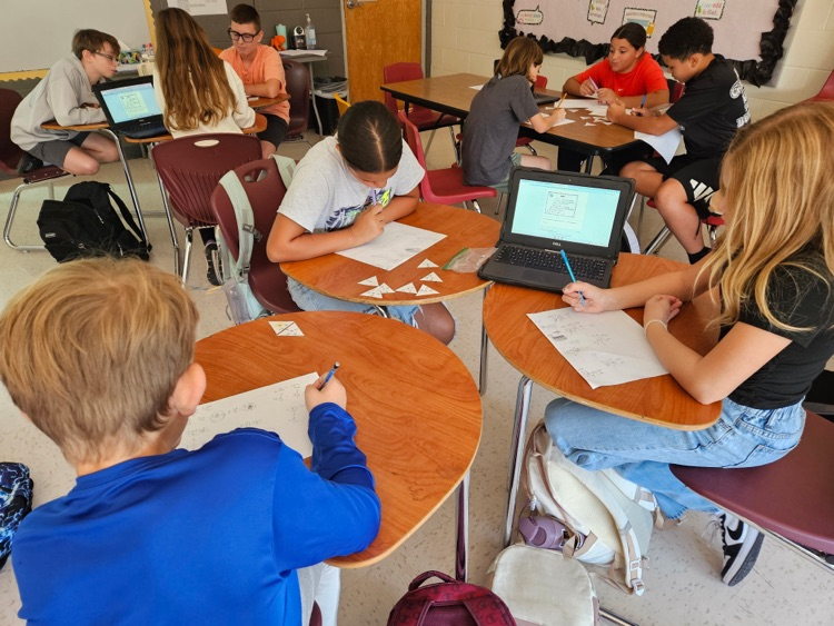 students in a group