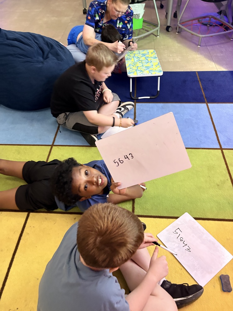 Today Ms. Stewart's class learned all about expanded form!
