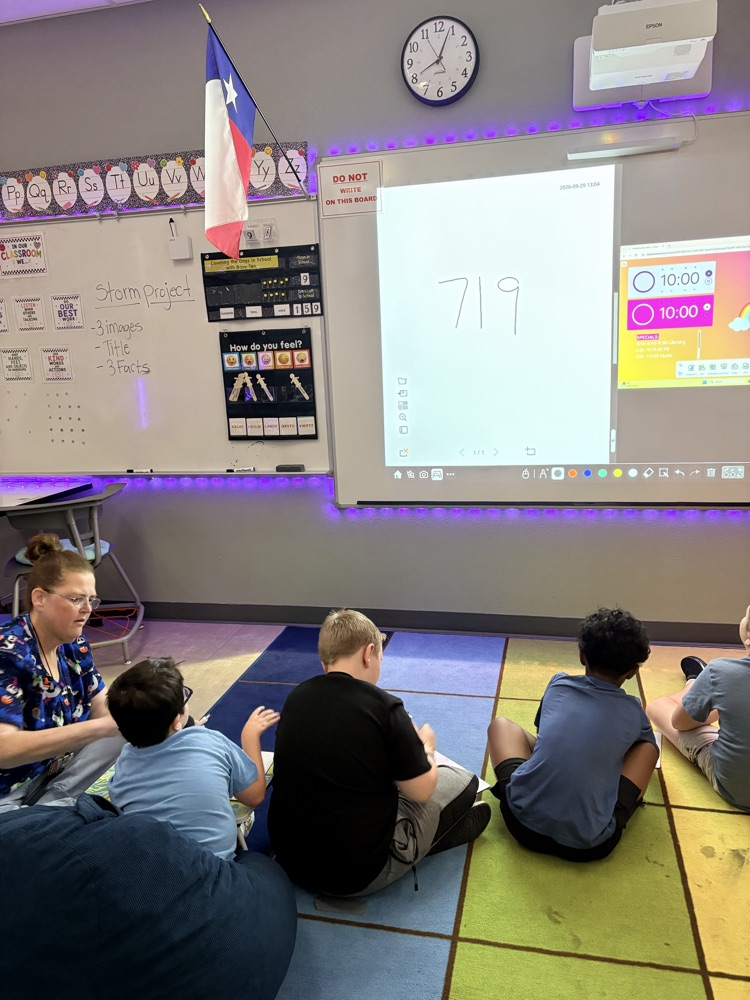 Today Ms. Stewart's class learned all about expanded form!