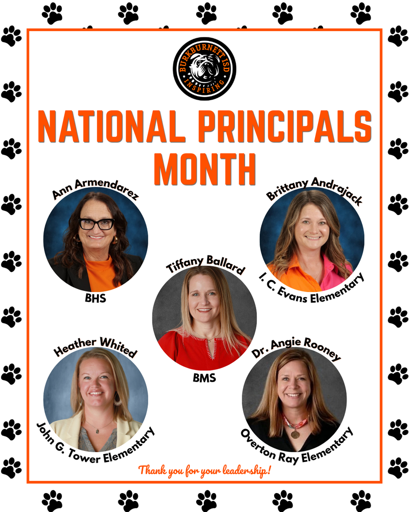 October is National Principals Month
