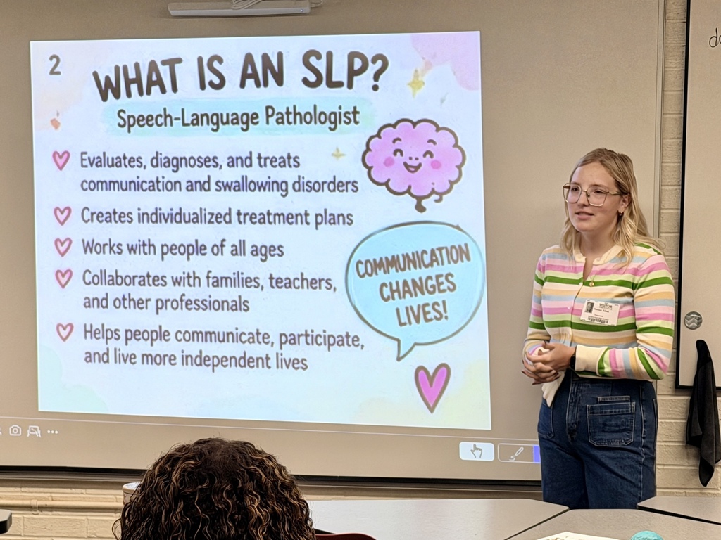 BHS hosted Speech Pathologists.