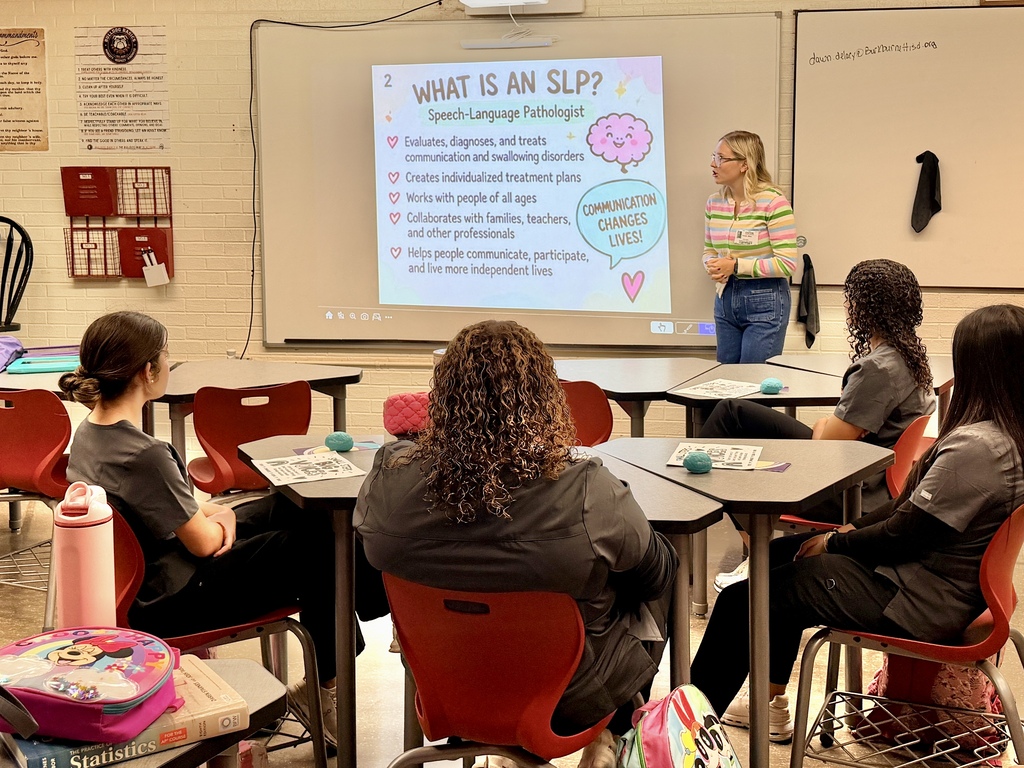 BHS hosted Speech Pathologists.