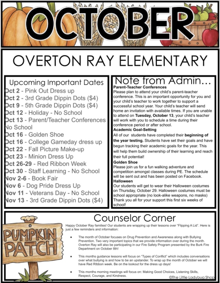 Overton Ray Family Newsletter
