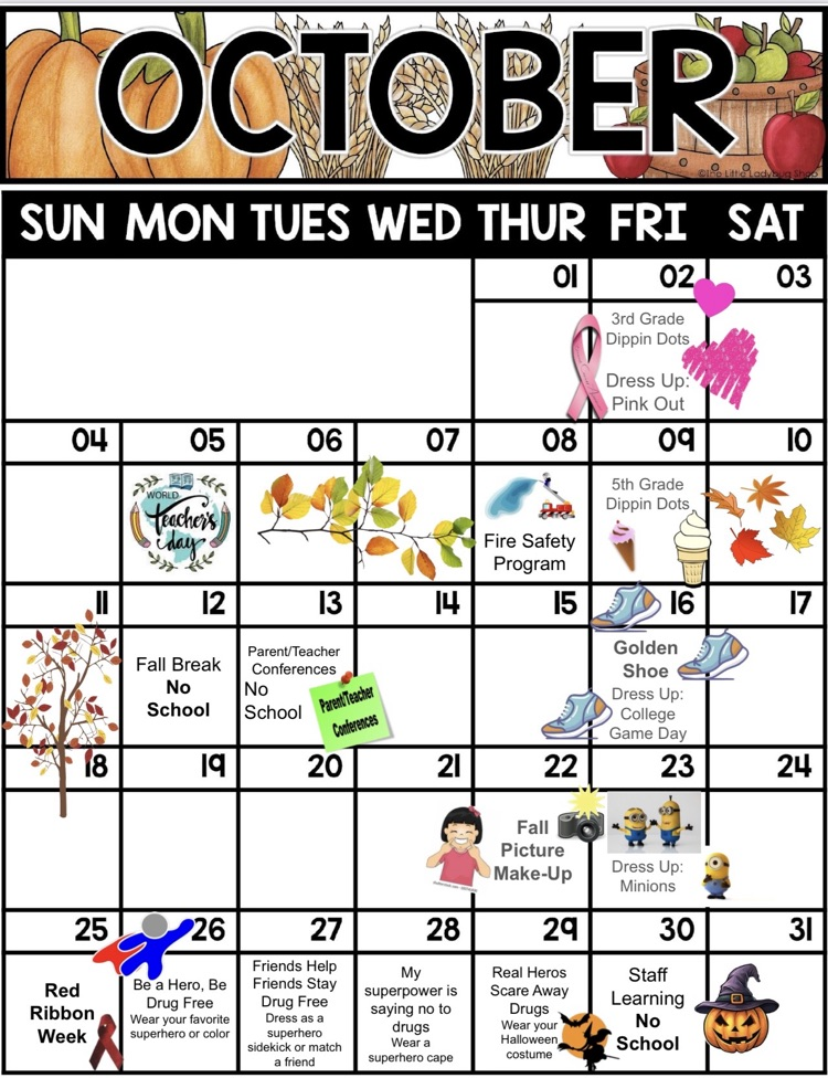 Overton Ray Family Calendar