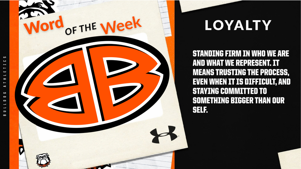 Loyalty is the word of the week.