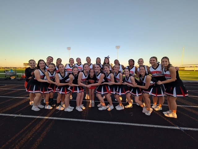 Cheerleader group picture