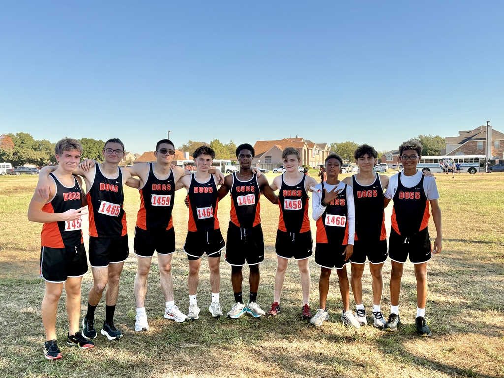 Cross country competed well today.