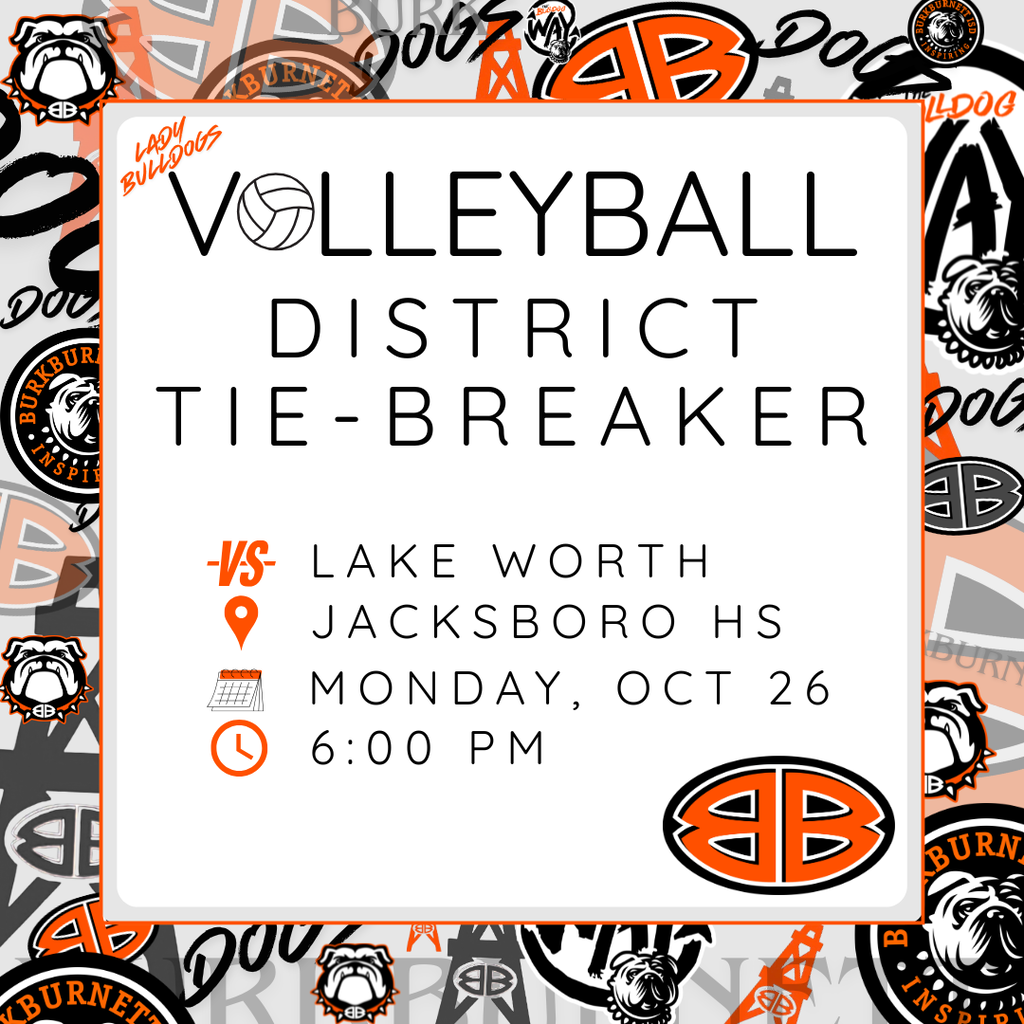 Volleyball tie breaker game is Monday.