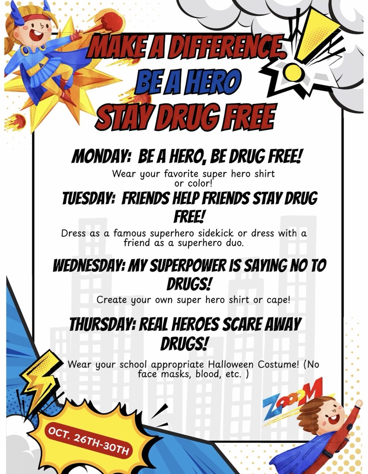 Red Ribbon Week - next week!