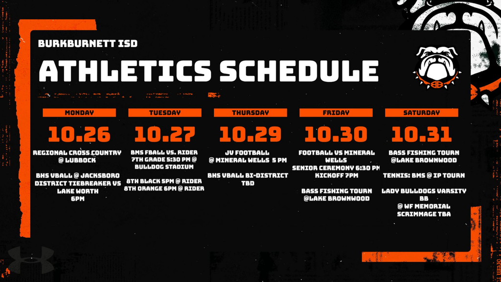 Athletics Schedule 