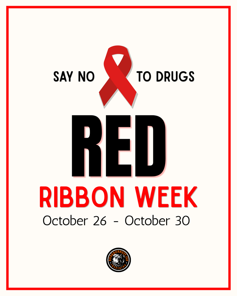 Red ribbon week is this week.