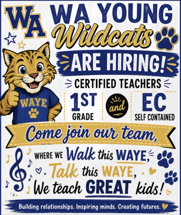 💙🐾 Walk this WAYE. Work with the Best. Win Together. 🐾❤️  Apply online: https://www.burke.k12.nc.us/departments/human-resources/employment-opportunities