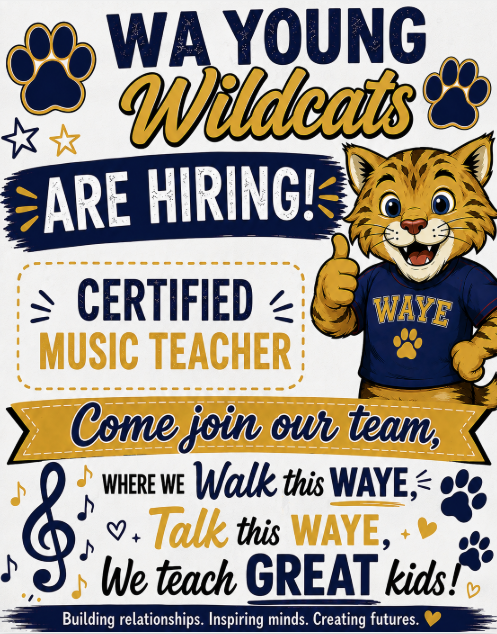🎶🐾Music Makes the Wildcats Come Together, YEAH! 🐾🎶 Apply online: https://www.burke.k12.nc.us/.../employment-opportunities