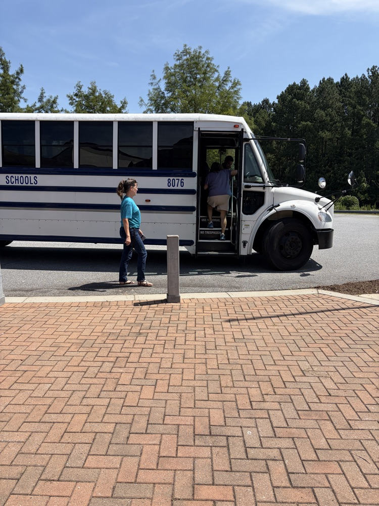 teachers on a bus