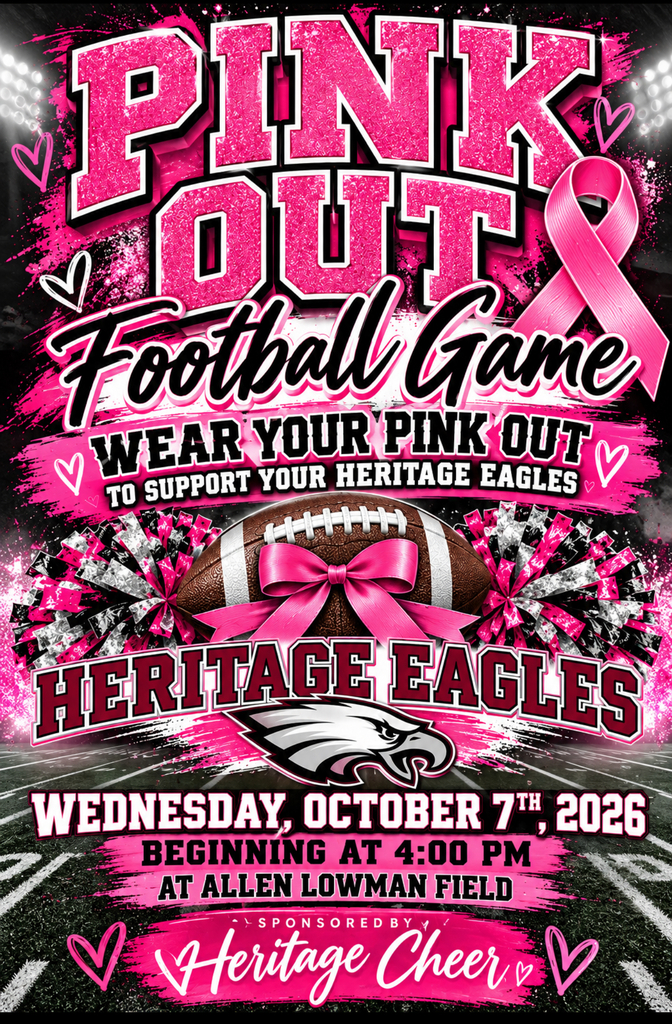 Pink out football game on Oct 7th 
