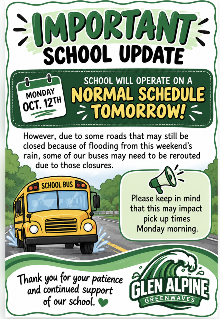 Regular Schedule