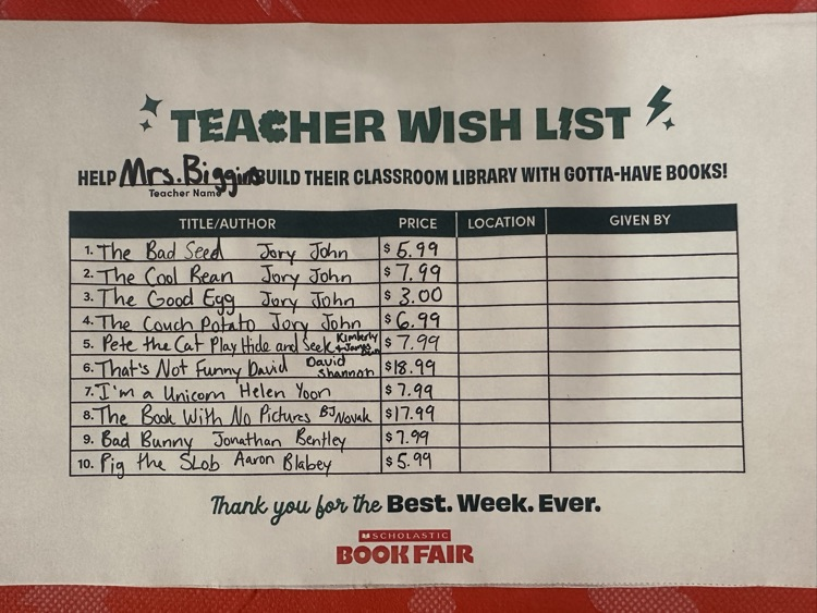 wish list