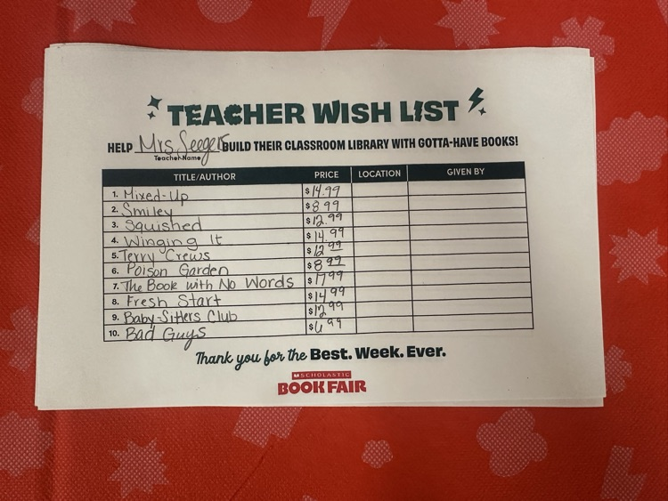 wish list