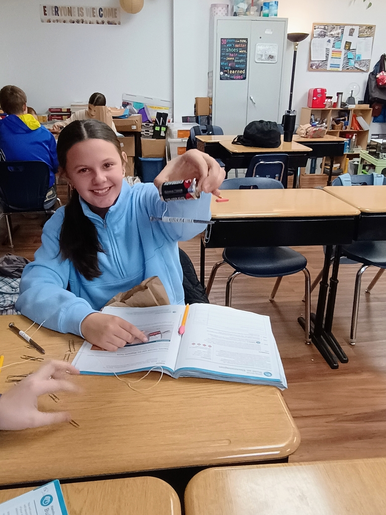 6th grade Science, hands-on lab.